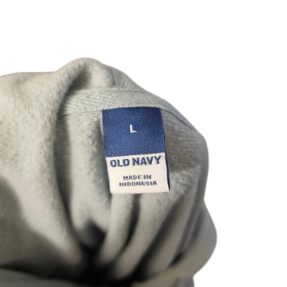 Cozy And Chic Light Blue Zip-Up Hoodie Sweater Women's Size Large Winter Layers - Picture 4 of 6